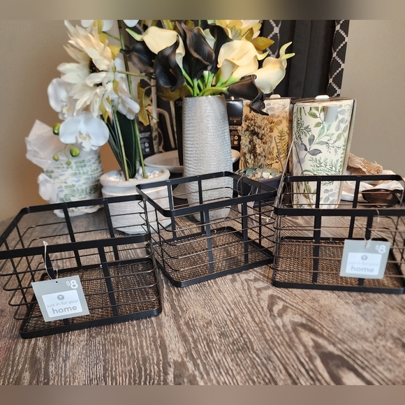 NWT Old East Main Co. Wire Baskets | Set of 3 - Picture 2 of 6